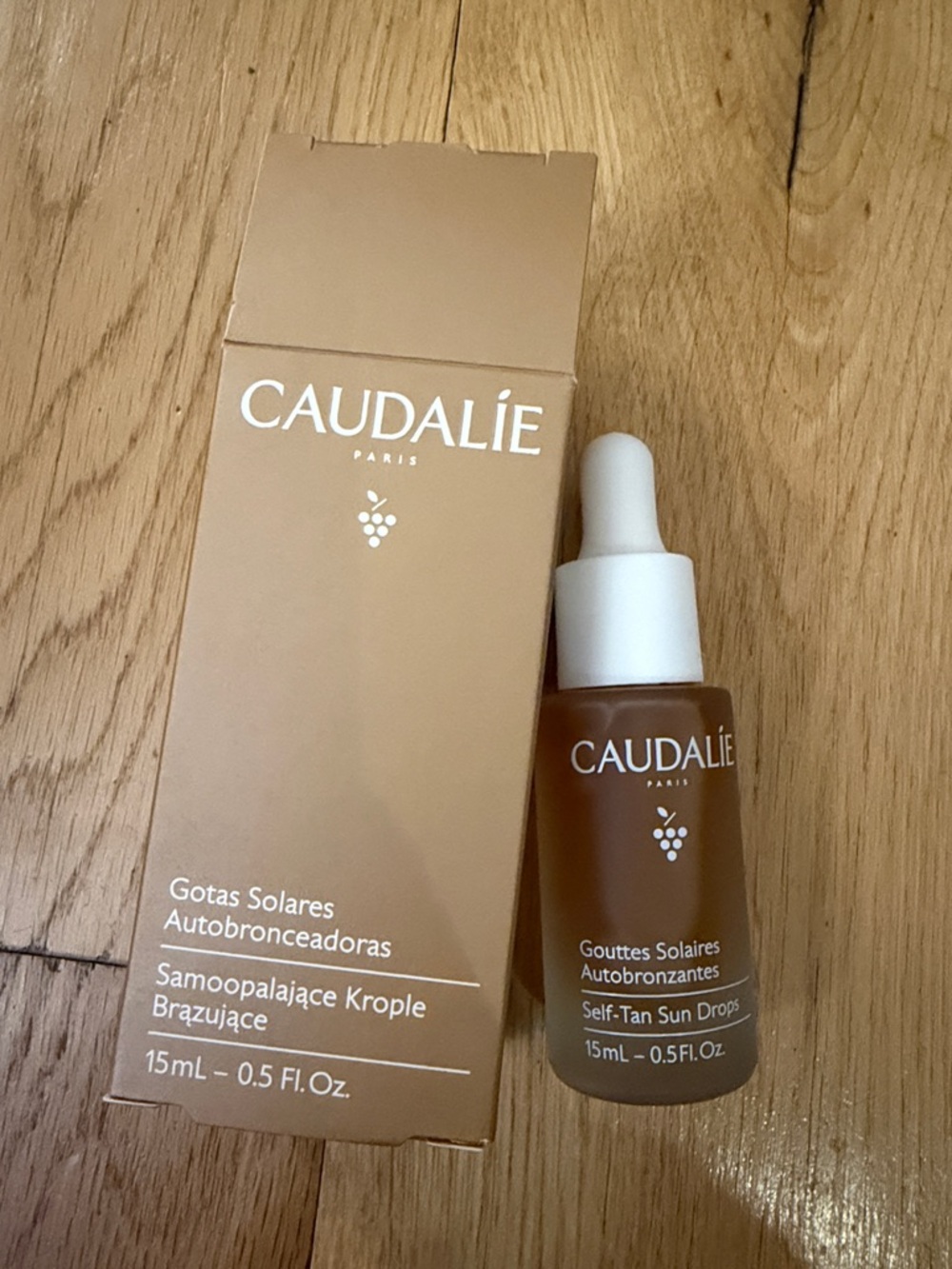 NEW Caudalie Self-Tan Sun Drops 15 ml